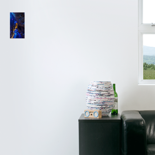 Enchanted Blue Cave Path, Rock City by H. R. Sinclair